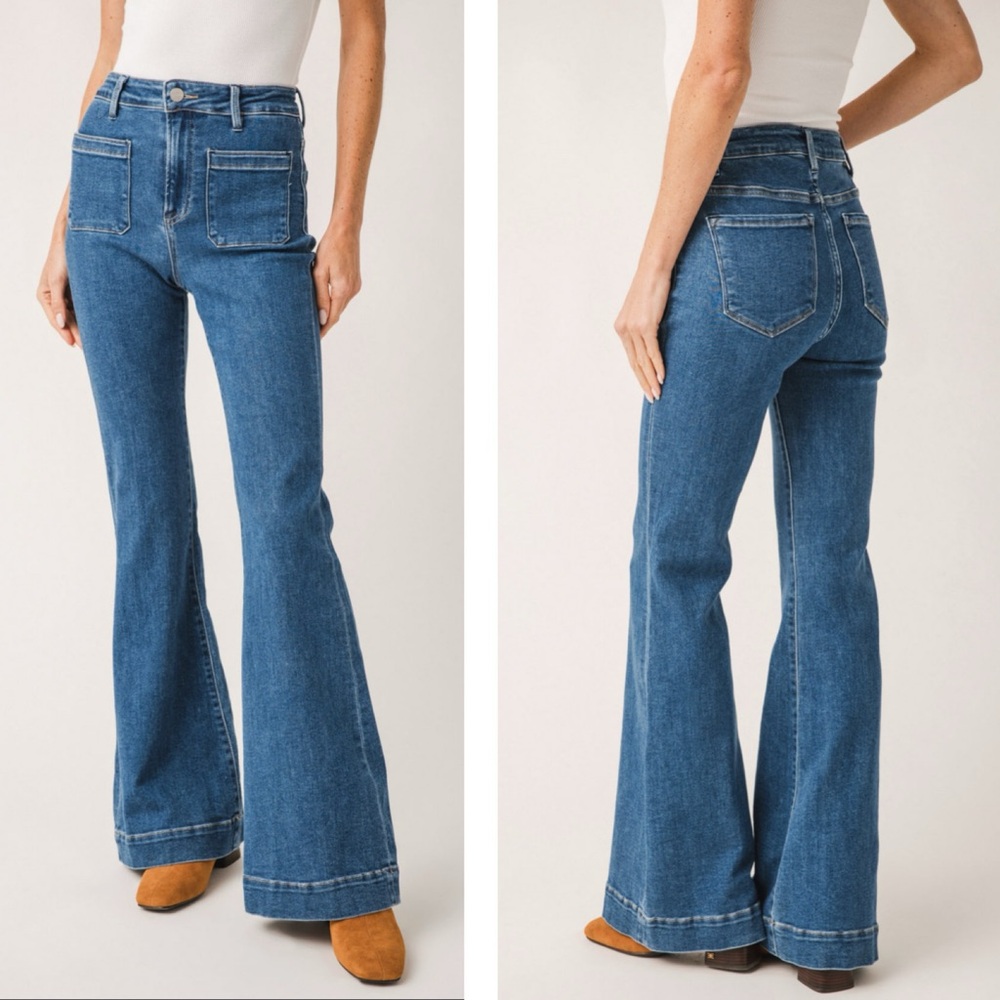 Women's Blue Flare Jeans